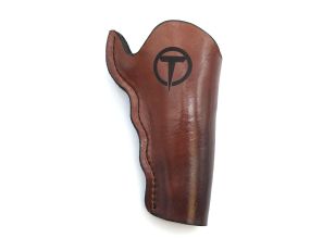 Hickok Open Top Holster 3.5" Brown Right Handed, For 1.5" Belt - Ding & Dent