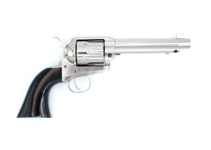 Cattleman 5.5" .44-40 Nickel Black Grip