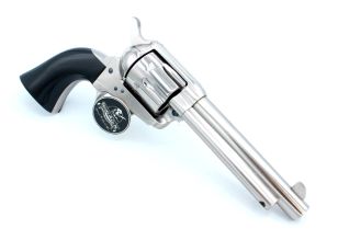 Cattleman 5.5" .45LC Nickel Black Grip Ding & Dent
