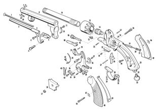 Pietta Lemat Revolver Parts