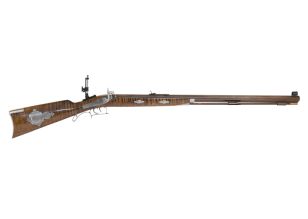 Tryon Target Maple Percussion Rifle 32-5/16" .54