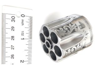 Cattleman/Bisley Cylinder .45LC White Photo Engraved