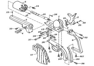 Uberti Baby Dragoon, Wells Fargo, & 1849 Pocket Revolver Parts