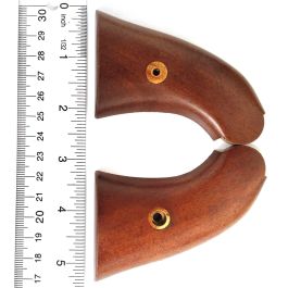 1858 Stainless Steel Walnut Left & Right Grip (Includes #12,13,15,16) (Part will require fitting)