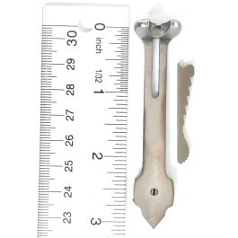 1858/1866/1873/1876/1894/Highwall/Lowwall Rifle Rear Buckhorn Sight Assembly White (Includes #55,61,119)
