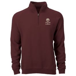 Taylor's Pullover Quarter Zip Benchmark Maroon Large