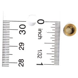 1863 Left Grip Nut Brass