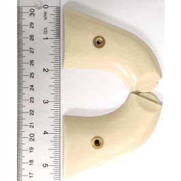 1875/1890 Two-Piece Ivory Polymer Grips (Includes #43,44,45,46) (Part will require fitting)