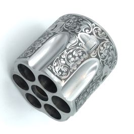 Cattleman/Bisley Cylinder .45LC White Floral Engraved